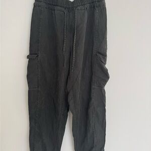 lululemon athletica dark Green Cargo Jogger Pants